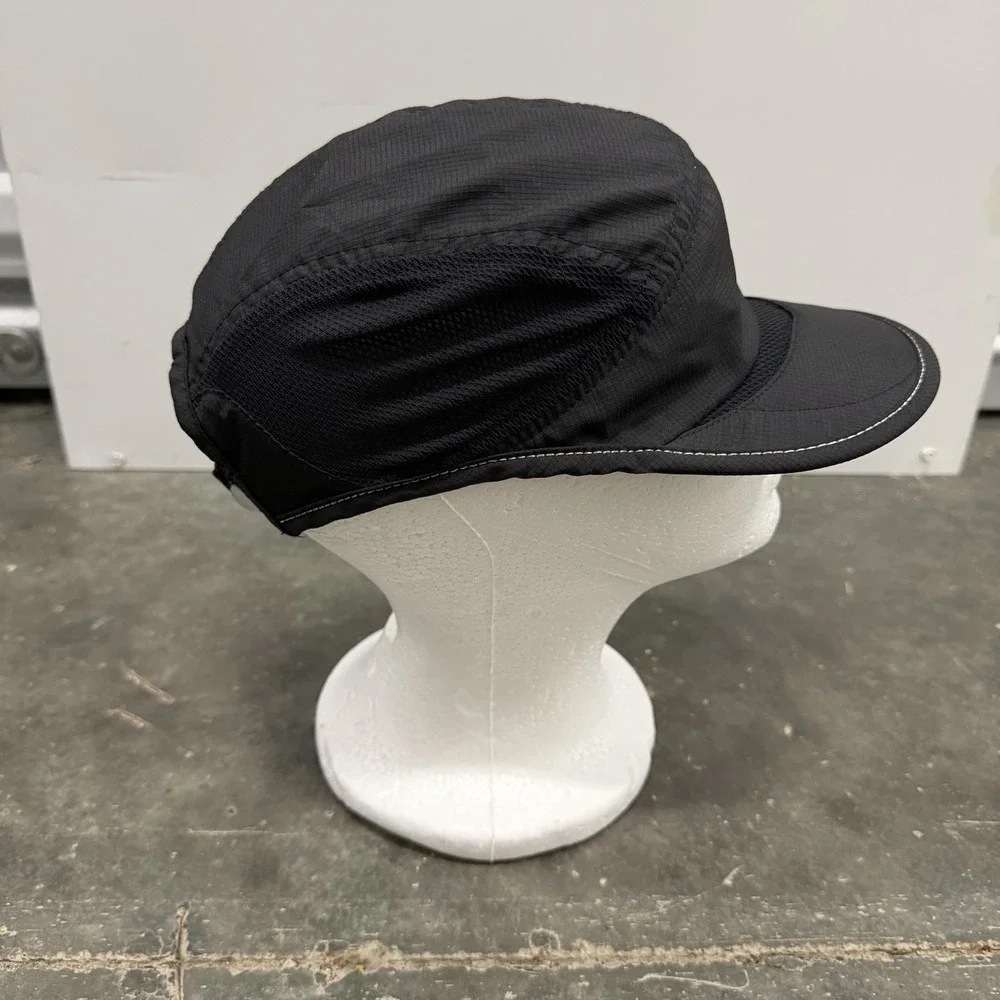 Nike Daybreak Dri-Fit 5-Panel Mesh Black Running Training Cap Hat